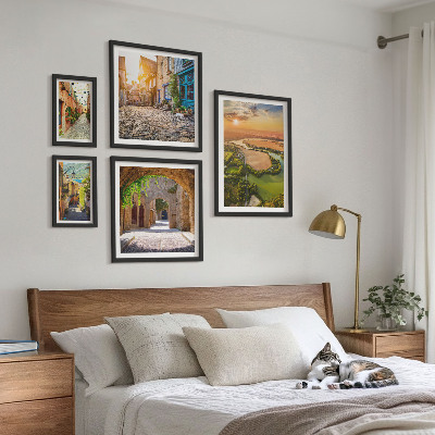 Set 5 slika u okviru Šarmantne, slikovite ulice