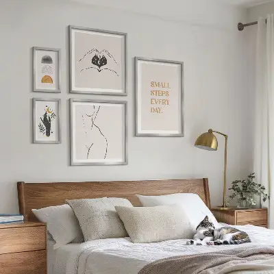 Poliptih u okviru motivacija pozitivnog razmišljanja u minimalističkom stilu