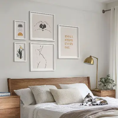 Poliptih u okviru motivacija pozitivnog razmišljanja u minimalističkom stilu