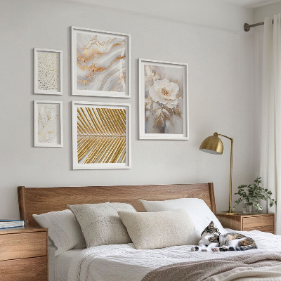 Set 5 slika u okviru Elegantni cvjetni motivi