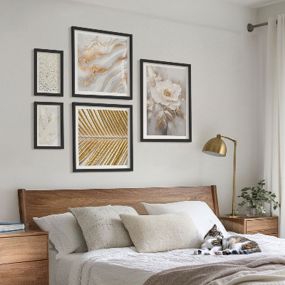 Set 5 slika u okviru Elegantni cvjetni motivi