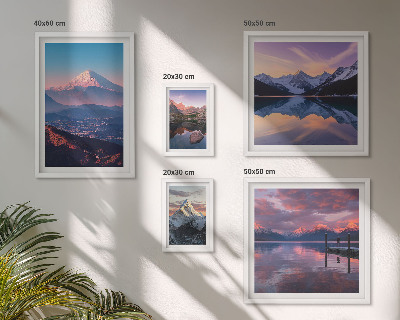 Set 5 slika u okviru Planinski pogledi, slikoviti vrhovi