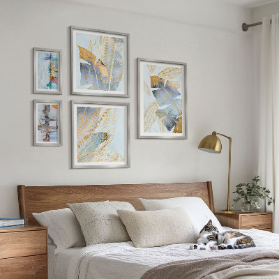 Set 5 slika u okviru Moderni biljni motivi