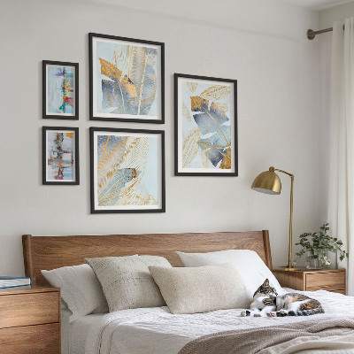 Set 5 slika u okviru Moderni biljni motivi