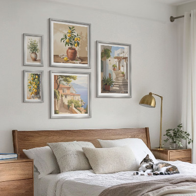 Set 5 slika u okviru Elegantne ulične biljke za interijere