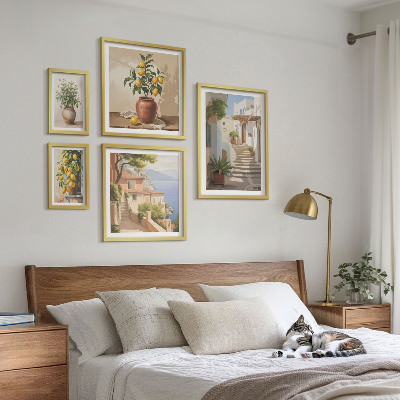 Set 5 slika u okviru Elegantne ulične biljke za interijere