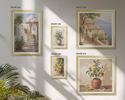 Set 5 slika u okviru Elegantne ulične biljke za interijere