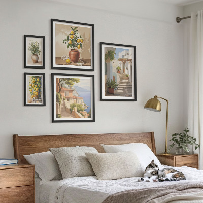 Set 5 slika u okviru Elegantne ulične biljke za interijere