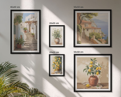 Set 5 slika u okviru Elegantne ulične biljke za interijere