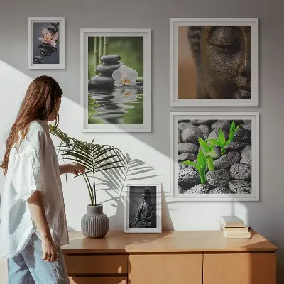 Poliptih Opuštajuća zen atmosfera u okviru