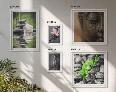 Poliptih Opuštajuća zen atmosfera u okviru
