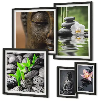 Poliptih Opuštajuća zen atmosfera u okviru