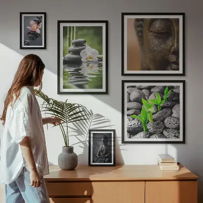 Poliptih Opuštajuća zen atmosfera u okviru