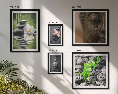 Poliptih Opuštajuća zen atmosfera u okviru