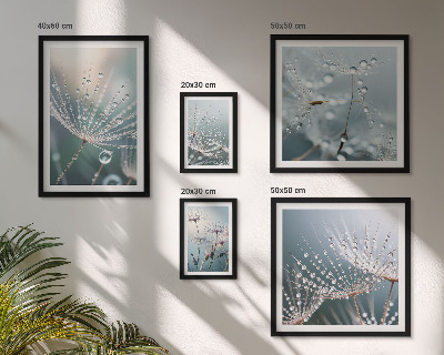 Poliptih u okviru Minimalističke biljke Dewdrops