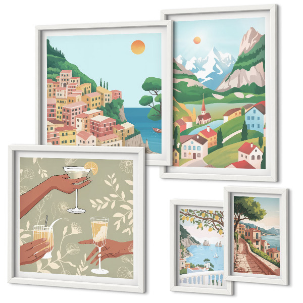 Set 5 slika u okviru Šarmantni krajolici za opuštanje