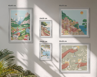 Set 5 slika u okviru Šarmantni krajolici za opuštanje