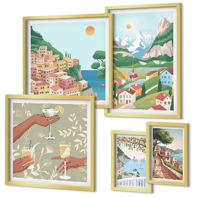 Set 5 slika u okviru Šarmantni krajolici za opuštanje
