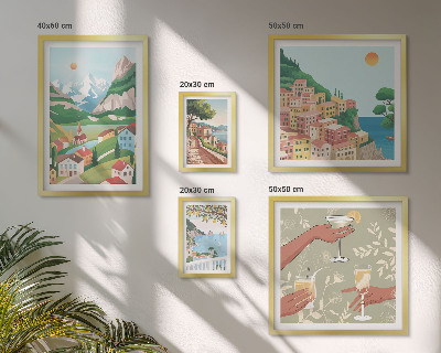 Set 5 slika u okviru Šarmantni krajolici za opuštanje