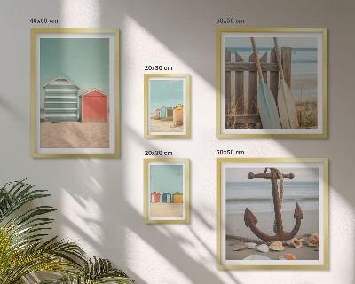 Set 5 slika u okviru Elegantne kuće na plaži uz more