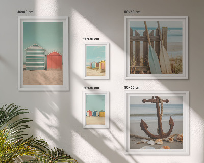 Set 5 slika u okviru Elegantne kuće na plaži uz more