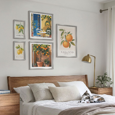 Set 5 slika u okviru Voćni talijanski rustikalni stil