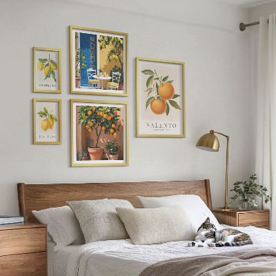 Set 5 slika u okviru Voćni talijanski rustikalni stil