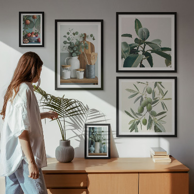 Set 5 slika u okviru Prirodne skandinavske biljke