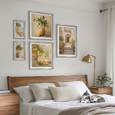 Set 5 slika u okviru Elegantni ukrasi od citrusa