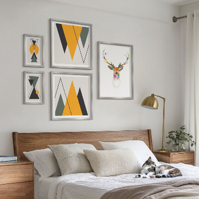 Poliptih u okviru Šareni motivi u boho stilu