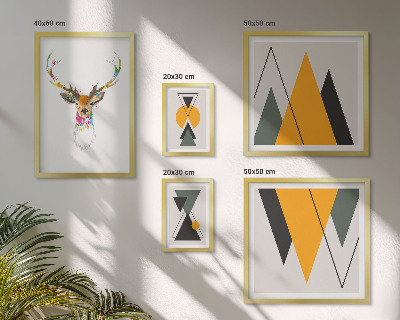 Poliptih u okviru Šareni motivi u boho stilu