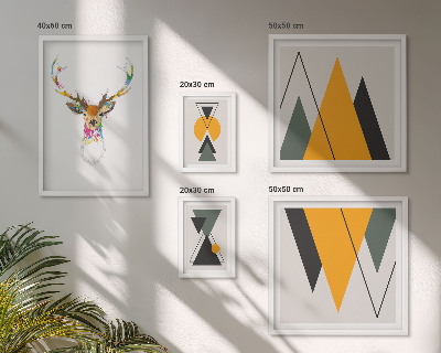 Poliptih u okviru Šareni motivi u boho stilu