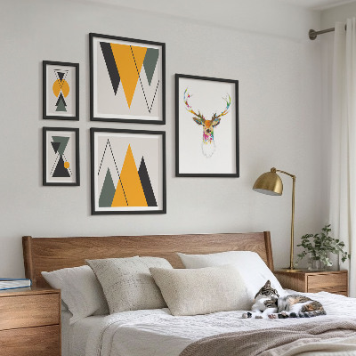Poliptih u okviru Šareni motivi u boho stilu