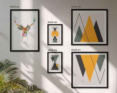 Poliptih u okviru Šareni motivi u boho stilu