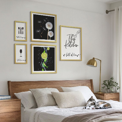 Poliptih u okviru Inspiracije za kuhinju s ljubavlju
