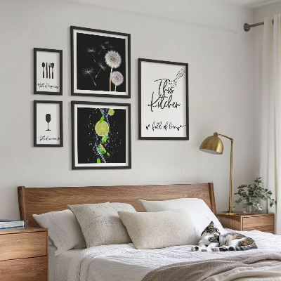 Poliptih u okviru Inspiracije za kuhinju s ljubavlju
