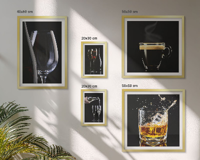 Set 5 slika u okviru Kokteli i pića u stilu bara