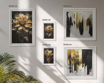 Set 5 slika u okviru Cvjetni motivi, elegancija, modernost
