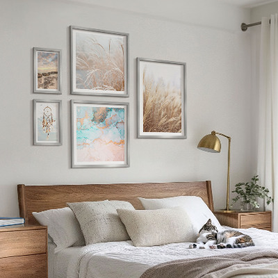Set 5 slika u okviru Prirodni boho etno krajolici