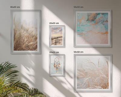 Set 5 slika u okviru Prirodni boho etno krajolici