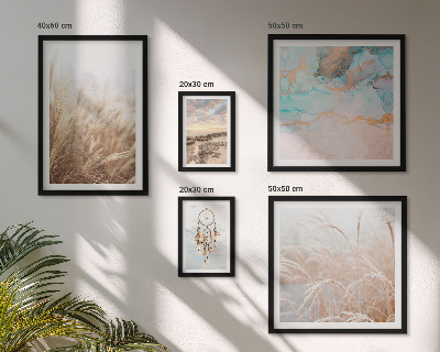Set 5 slika u okviru Prirodni boho etno krajolici