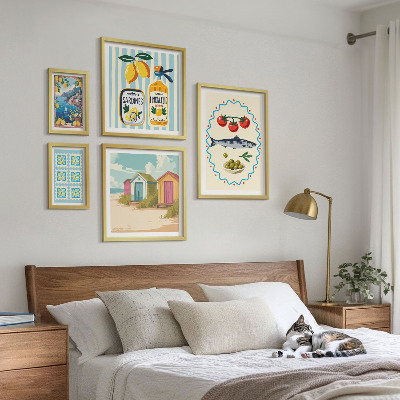 Set 5 slika u okviru Okusi mediteranske kuhinje