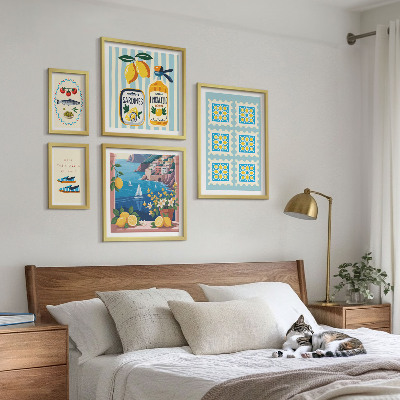 Set slika iznad kauča Stil okusa talijanske kuhinje