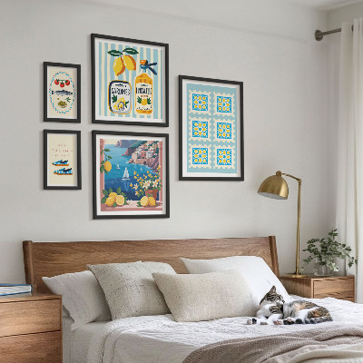 Set slika iznad kauča Stil okusa talijanske kuhinje