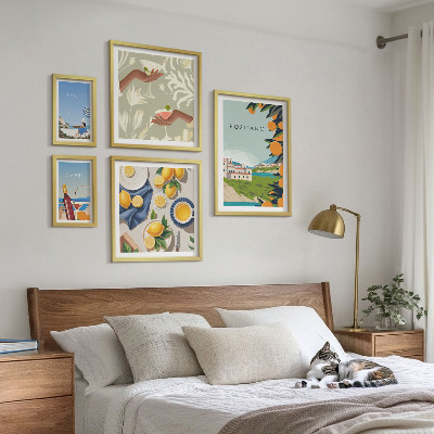 Set 5 slika u okviru Talijanski odmori Amalfi Capri