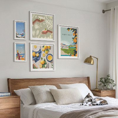 Set 5 slika u okviru Talijanski odmori Amalfi Capri
