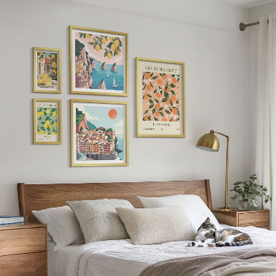 Set 5 slika u okviru Tržnice voća uz more