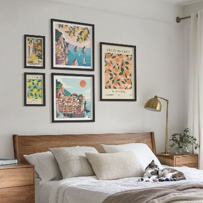 Set 5 slika u okviru Tržnice voća uz more