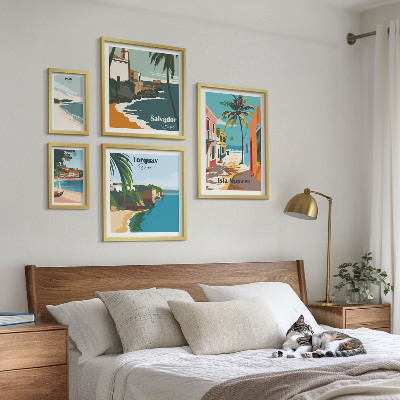 Set 5 slika u okviru Šarene plaže na moru