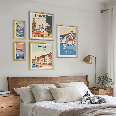 Set 5 slika u okviru Krajolici obalnih gradova